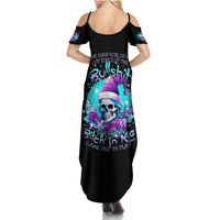 Skull Witch Santa Family Matching Summer Maxi Dress and Hawaiian Shirt The Good Girl In Me Got Tired So Bitch In Me Came Out - Wonder Print Shop