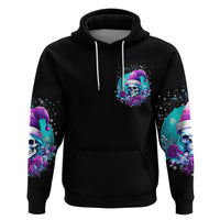 Skull Witch Santa Hoodie The Good Girl In Me Got Tired So Bitch In Me Came Out - Wonder Print Shop