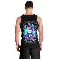 Skull Witch Santa Men Tank Top The Good Girl In Me Got Tired So Bitch In Me Came Out - Wonder Print Shop
