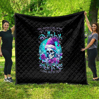 Skull Witch Santa Quilt The Good Girl In Me Got Tired So Bitch In Me Came Out - Wonder Print Shop