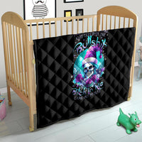 Skull Witch Santa Quilt The Good Girl In Me Got Tired So Bitch In Me Came Out - Wonder Print Shop