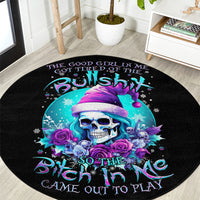 skull-witch-santa-round-carpet-the-good-girl-in-me-got-tired-so-bitch-in-me-came-out