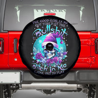 Skull Witch Santa Spare Tire Cover The Good Girl In Me Got Tired So Bitch In Me Came Out - Wonder Print Shop
