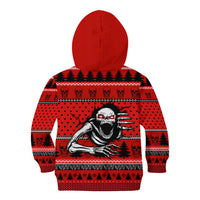 Scary Skeleton Kid Hoodie Skeleton Inside Ugly Christmas - Wonder Print Shop
