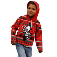 Scary Skeleton Kid Hoodie Skeleton Inside Ugly Christmas - Wonder Print Shop