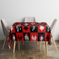 Scary Skeleton Tablecloth Skeleton Inside Ugly Christmas - Wonder Print Shop