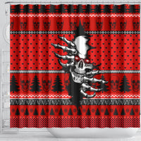 skull-santa-shower-curtain-pattern-skull-santa-ugly-christmas