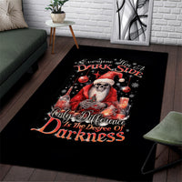 Skull Santa Claus Area Rug Every One Has A Dark Side Difference Is The Degree Of Darkness - Wonder Print Shop