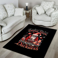 Skull Santa Claus Area Rug Every One Has A Dark Side Difference Is The Degree Of Darkness - Wonder Print Shop