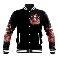 Skull Santa Claus Baseball Jacket Every One Has A Dark Side Difference Is The Degree Of Darkness - Wonder Print Shop