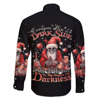 Skull Santa Claus Family Matching Mermaid Dress and Hawaiian Shirt Every One Has A Dark Side Difference Is The Degree Of Darkness - Wonder Print Shop