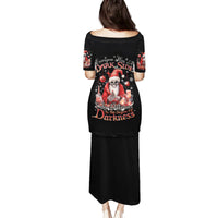 Skull Santa Claus Family Matching Puletasi Dress and Hawaiian Shirt Every One Has A Dark Side Difference Is The Degree Of Darkness - Wonder Print Shop