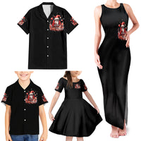 Skull Santa Claus Family Matching Tank Maxi Dress and Hawaiian Shirt Every One Has A Dark Side Difference Is The Degree Of Darkness - Wonder Print Shop