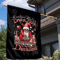Skull Santa Claus Garden Flag Every One Has A Dark Side Difference Is The Degree Of Darkness - Wonder Print Shop