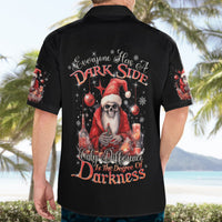 Skull Santa Claus Hawaiian Shirt Every One Has A Dark Side Difference Is The Degree Of Darkness - Wonder Print Shop