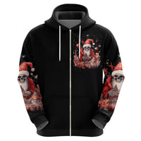 Skull Santa Claus Hoodie Every One Has A Dark Side Difference Is The Degree Of Darkness - Wonder Print Shop