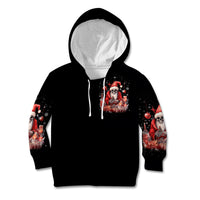 Skull Santa Claus Kid Hoodie Every One Has A Dark Side Difference Is The Degree Of Darkness - Wonder Print Shop