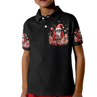 Skull Santa Claus Kid Polo Shirt Every One Has A Dark Side Difference Is The Degree Of Darkness - Wonder Print Shop