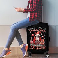Skull Santa Claus Luggage Cover Every One Has A Dark Side Difference Is The Degree Of Darkness - Wonder Print Shop