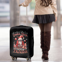 Skull Santa Claus Luggage Cover Every One Has A Dark Side Difference Is The Degree Of Darkness - Wonder Print Shop