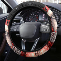 Skull Santa Claus Steering Wheel Cover Every One Has A Dark Side Difference Is The Degree Of Darkness - Wonder Print Shop