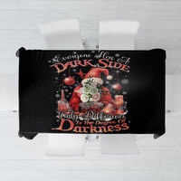 Skull Santa Claus Tablecloth Every One Has A Dark Side Difference Is The Degree Of Darkness - Wonder Print Shop