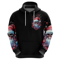 Skull Santa Claus Hoodie Santa Claus Is Coming To Town - Wonder Print Shop