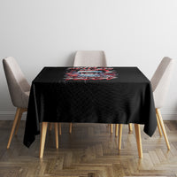 Skull Santa Claus Tablecloth Santa Claus Is Coming To Town - Wonder Print Shop
