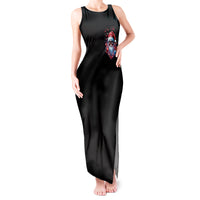 Skull Santa Claus Tank Maxi Dress Santa Claus Is Coming To Town - Wonder Print Shop