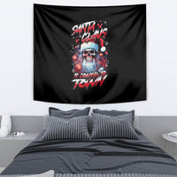 Skull Santa Claus Tapestry Santa Claus Is Coming To Town - Wonder Print Shop