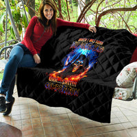 Flame Skull Quilt When I Was Born The Devil Said Competition - Wonder Print Shop