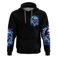 Skull Santa Claus Hoodie One Day Say Fuck Itt All And Let My Demons Out - Wonder Print Shop