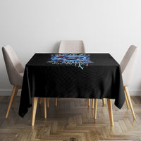 Skull Santa Claus Tablecloth One Day Say Fuck Itt All And Let My Demons Out - Wonder Print Shop