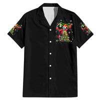 Skeleton Santa Claus Family Matching Mermaid Dress and Hawaiian Shirt Hello Darkness My Old Friend - Wonder Print Shop