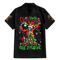 Skeleton Santa Claus Family Matching Mermaid Dress and Hawaiian Shirt Hello Darkness My Old Friend - Wonder Print Shop