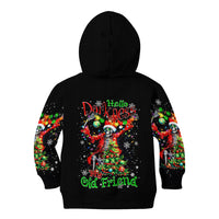 Skeleton Santa Claus Kid Hoodie Hello Darkness My Old Friend - Wonder Print Shop