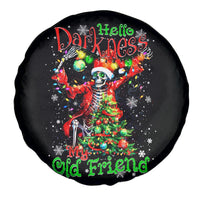 Skeleton Santa Claus Spare Tire Cover Hello Darkness My Old Friend - Wonder Print Shop