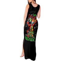 Skeleton Santa Claus Tank Maxi Dress Hello Darkness My Old Friend - Wonder Print Shop