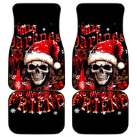 Skull Santa Claus Car Mats Hello Darkness My Old Friend - Wonder Print Shop
