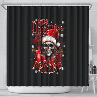 skull-santa-claus-shower-curtain-hello-darkness-my-old-friend