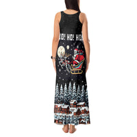 Skeleton Santa Claus Tank Maxi Dress Santa Is Coming Ho Ho Ho - Wonder Print Shop
