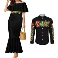 sugar-skull-santa-couples-matching-mermaid-dress-and-long-sleeve-button-shirt-sugar-skull-ho-ho-ho