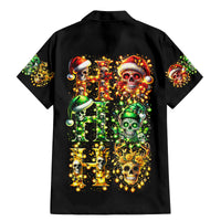 Sugar Skull Santa Family Matching Mermaid Dress and Hawaiian Shirt Sugar Skull Ho Ho Ho - Wonder Print Shop