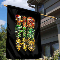 Sugar Skull Santa Garden Flag Sugar Skull Ho Ho Ho - Wonder Print Shop