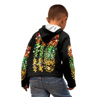 Sugar Skull Santa Kid Hoodie Sugar Skull Ho Ho Ho - Wonder Print Shop