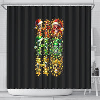 sugar-skull-santa-shower-curtain-sugar-skull-ho-ho-ho