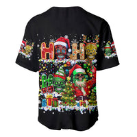 Skeleton Santa Claus Baseball Jersey Sugar Santa Claus Ho Ho Ho - Wonder Print Shop