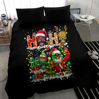 Skeleton Santa Claus Bedding Set Sugar Santa Claus Ho Ho Ho - Wonder Print Shop