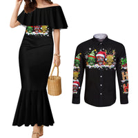 skeleton-santa-claus-couples-matching-mermaid-dress-and-long-sleeve-button-shirt-sugar-santa-claus-ho-ho-ho