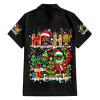 Skeleton Santa Claus Family Matching Short Sleeve Bodycon Dress and Hawaiian Shirt Sugar Santa Claus Ho Ho Ho - Wonder Print Shop